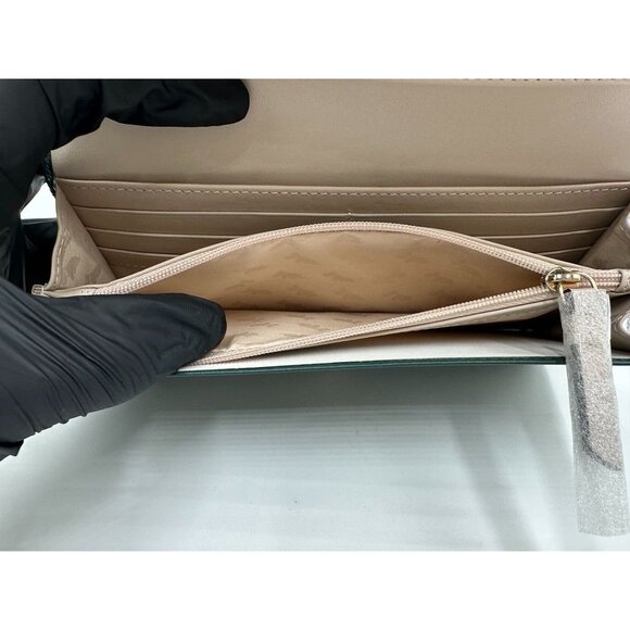 NWT Radley London HOLE LOTTA FUN Large Flap Wallet Dark GREEN Penguins MSRP 148 - Picture 11 of 16